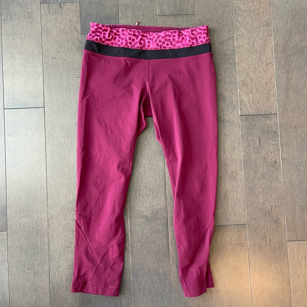 LULULEMON crop leggings - 6